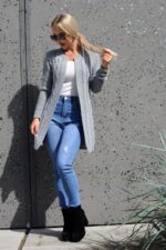 Kardigan Żakiet Marynarka Anionees Grey