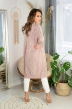 Kardigan Żakiet Marynarka Loriga Dirty Pink
