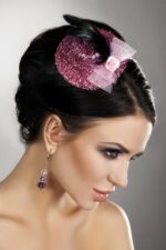 Mini Top Hats Pink Różowy LC 12021 Model 14 LivCo Corsetti Fashion