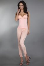 Piżama Rasine LC 90040 Pink Różowy LivCo Corsetti Fashion