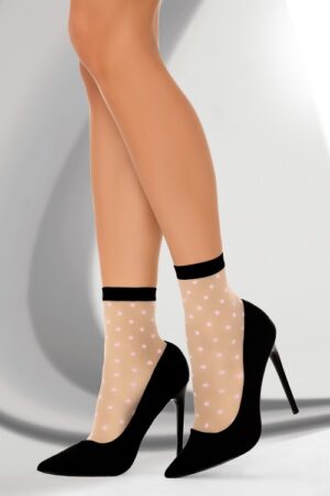 Skarpetki Maximilien 20 DEN Linen White Biały LivCo Corsetti Fashion