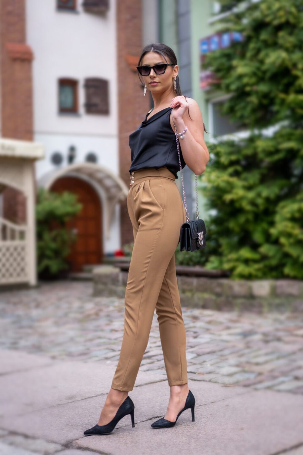 Spodnie Elegant Camel