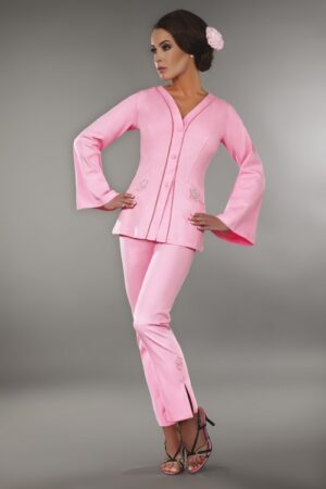 Szlafrok Sorana LC 90026 Pink Różowy LivCo Corsetti Fashion