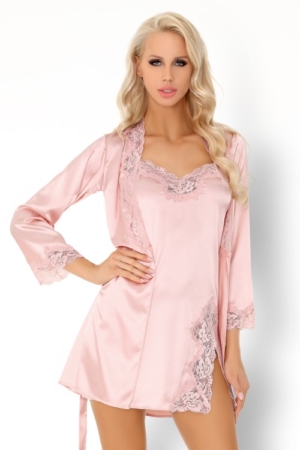Zmysłowa Koszulka Damska Ainhoan Pink Różowy LC 90479 LivCo Corsetti Fashion