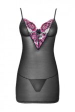 Zmysłowa Koszulka Damska i Stringi Loritan LC 99185 Love Potion Black Czarny Collcetion LivCo Corsetti Fashion