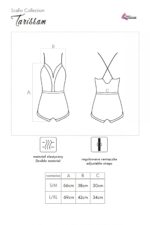 Zmysłowa Koszulka Damska Tarissam Black Czarny LC 90565 Scallo Collection LivCo Corsetti Fashion