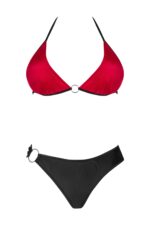 Strój kąpielowy Naila LC 9735 Red/Black Czerwonoczarny LivCo Corsetti Fashion