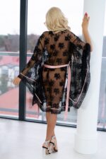 Szlafrok Cellisas Dubarry Collection Black Czarny LivCo Corsetti Fashion