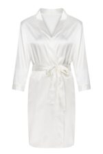 Szlafrok Edelina Pearl LC 90520 Est Belle Collection White Biały LivCo Corsetti Fashion