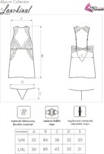 Zmysłowa Koszulka Damska i Stringi Lanokinal LC 90595 Alysum Collection LivCo Corsetti Fashion
