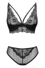 Zmysłowy komplet Pine czarny/black LivCo Corsetti Fashion