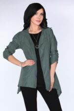 Kardigan Żakiet Marynarka CG026 Dark Green