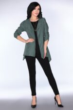 Kardigan Żakiet Marynarka CG026 Dark Green