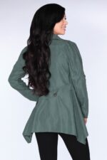 Kardigan Żakiet Marynarka CG026 Dark Green