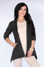 Kardigan Żakiet Marynarka CG026 Black