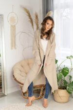 Kardigan Żakiet Marynarka Renum Beige